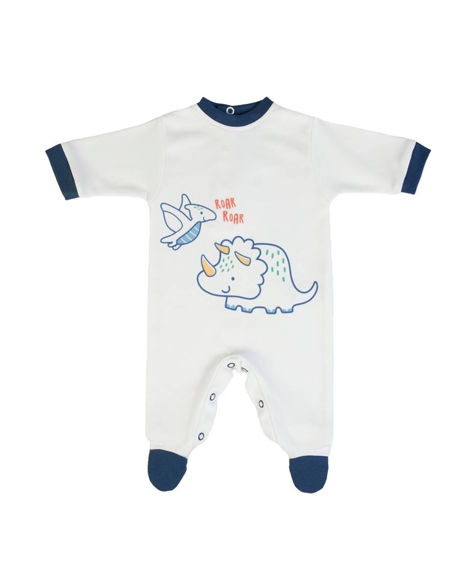 Babygrow em algodão Branco-1