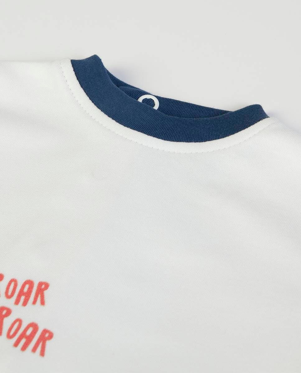 Babygrow em algodão Branco-2