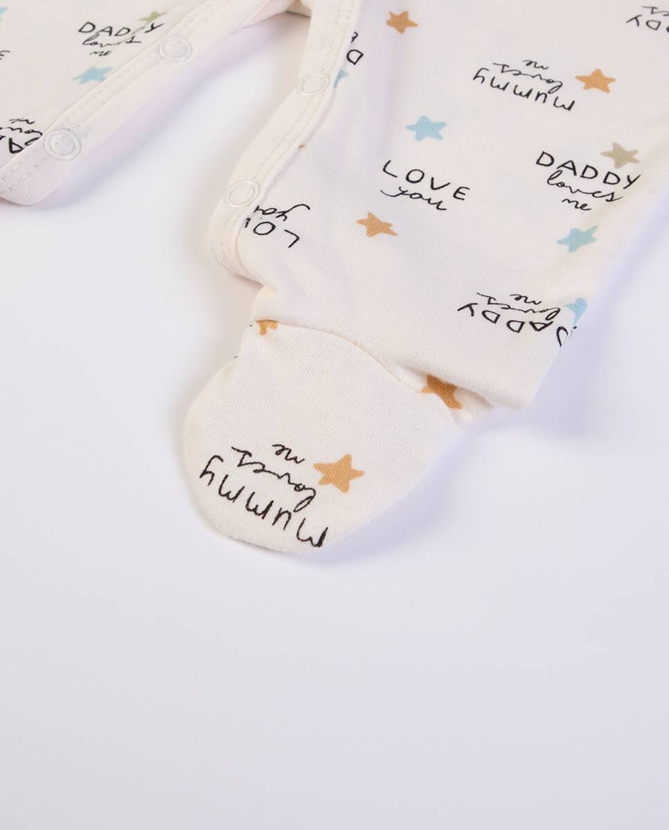 Babygrow em algodão Cru-4