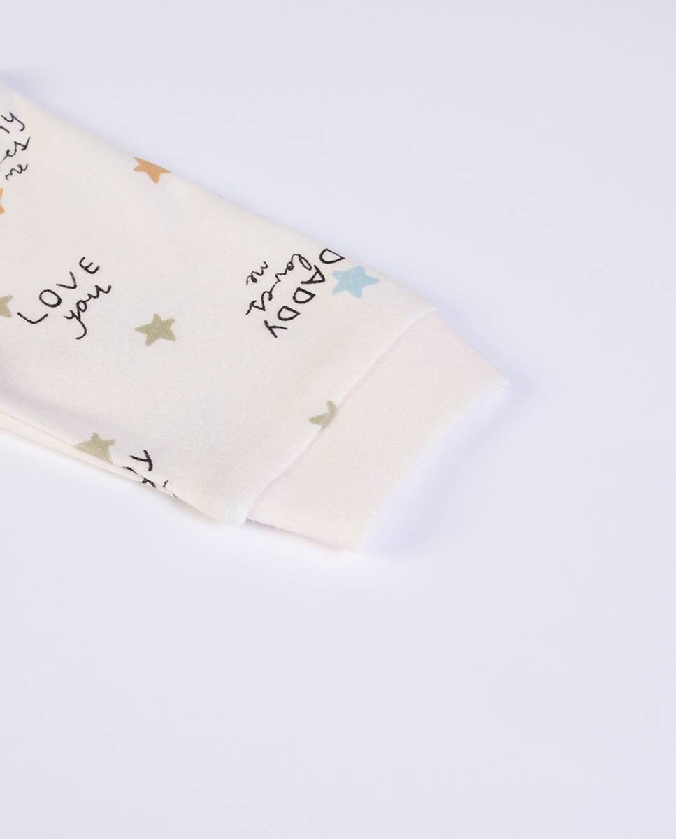 Babygrow em algodão Cru-5