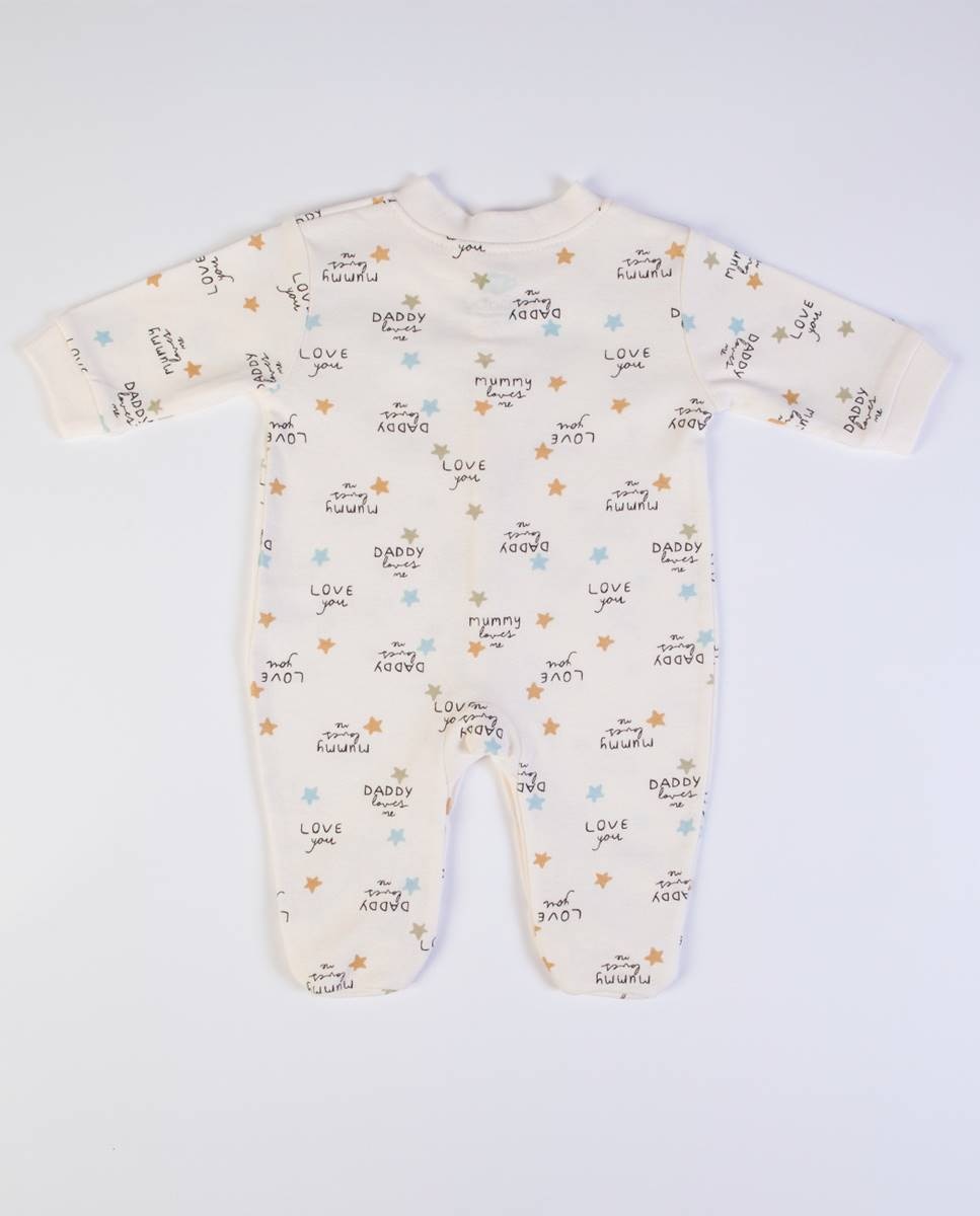 Babygrow em algodão Cru-6