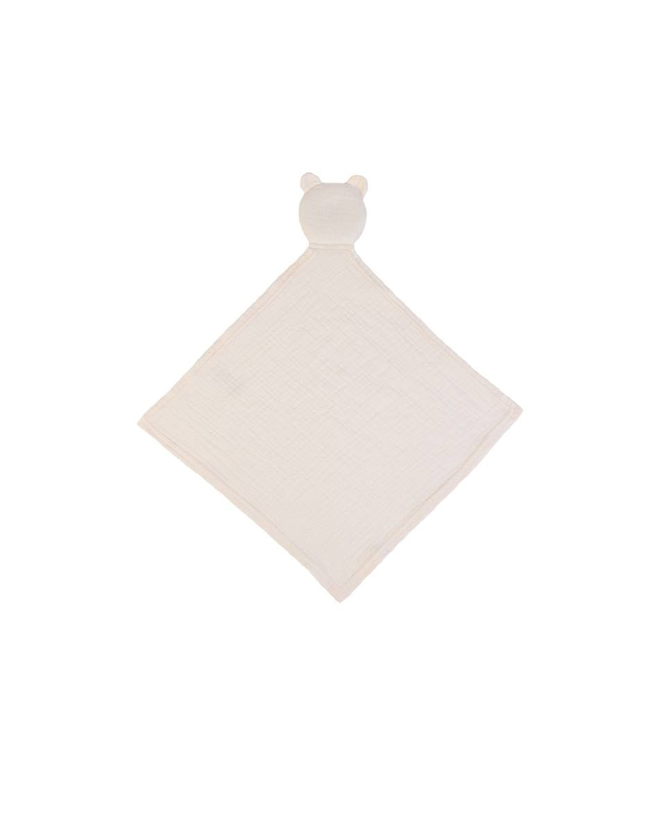 Doudou em musseline de algodão orgânico Cru-1
