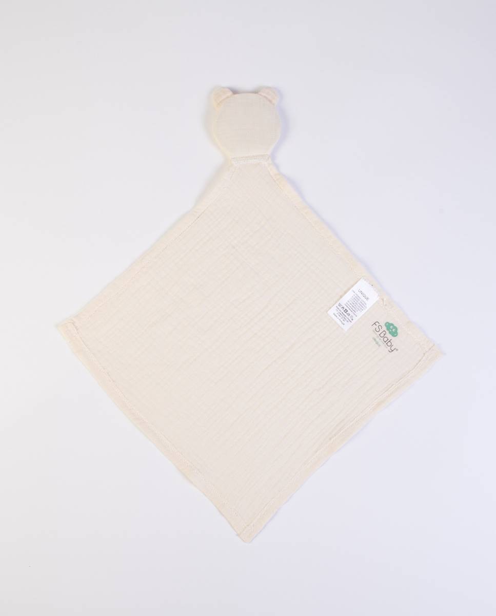 Doudou em musseline de algodão orgânico Cru-4