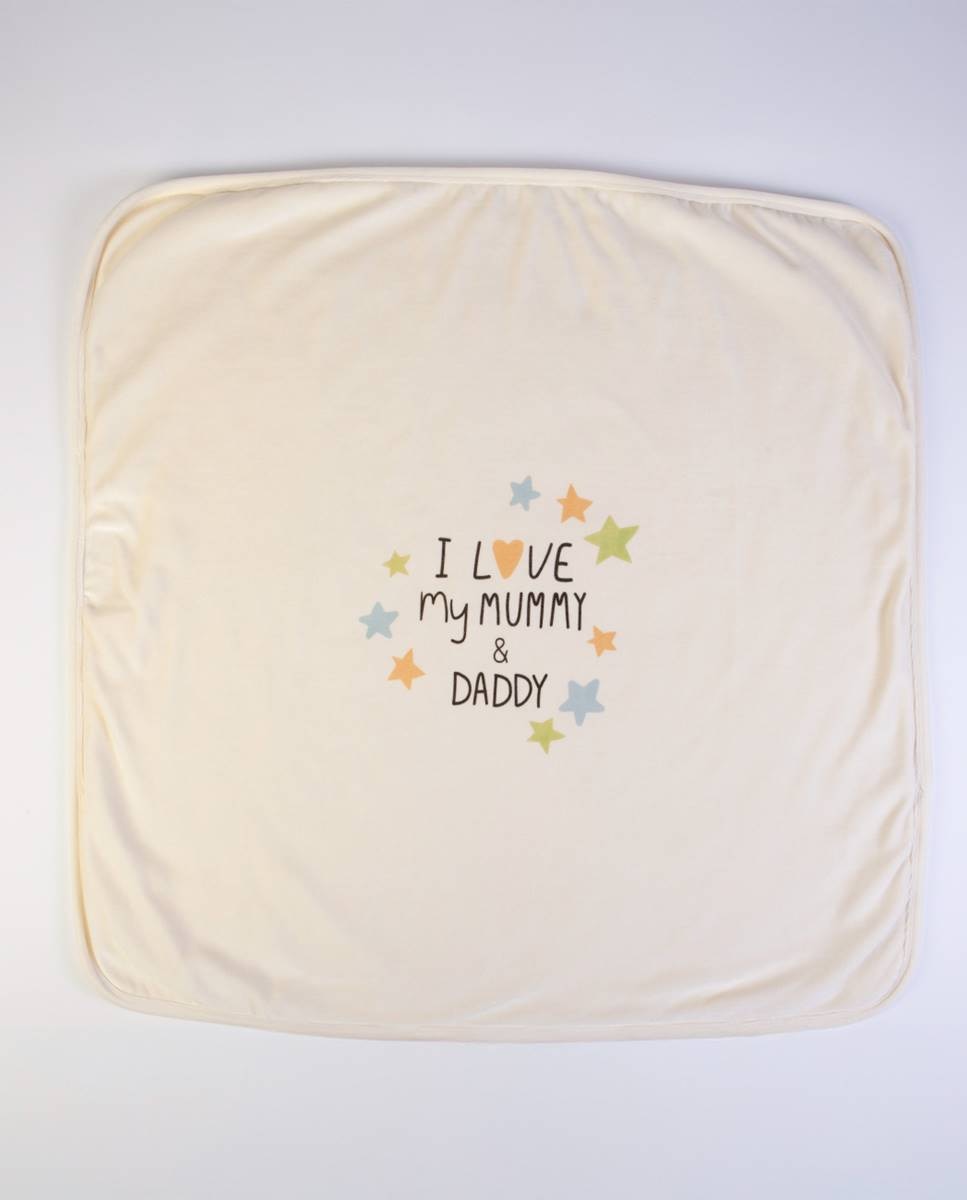 Manta acolchoada reversível em veludo FS Baby Cru-2