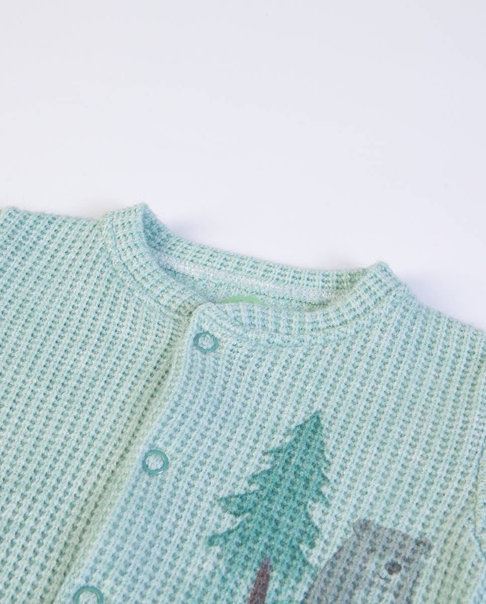 Babygrow em malha FS Baby Verde-2