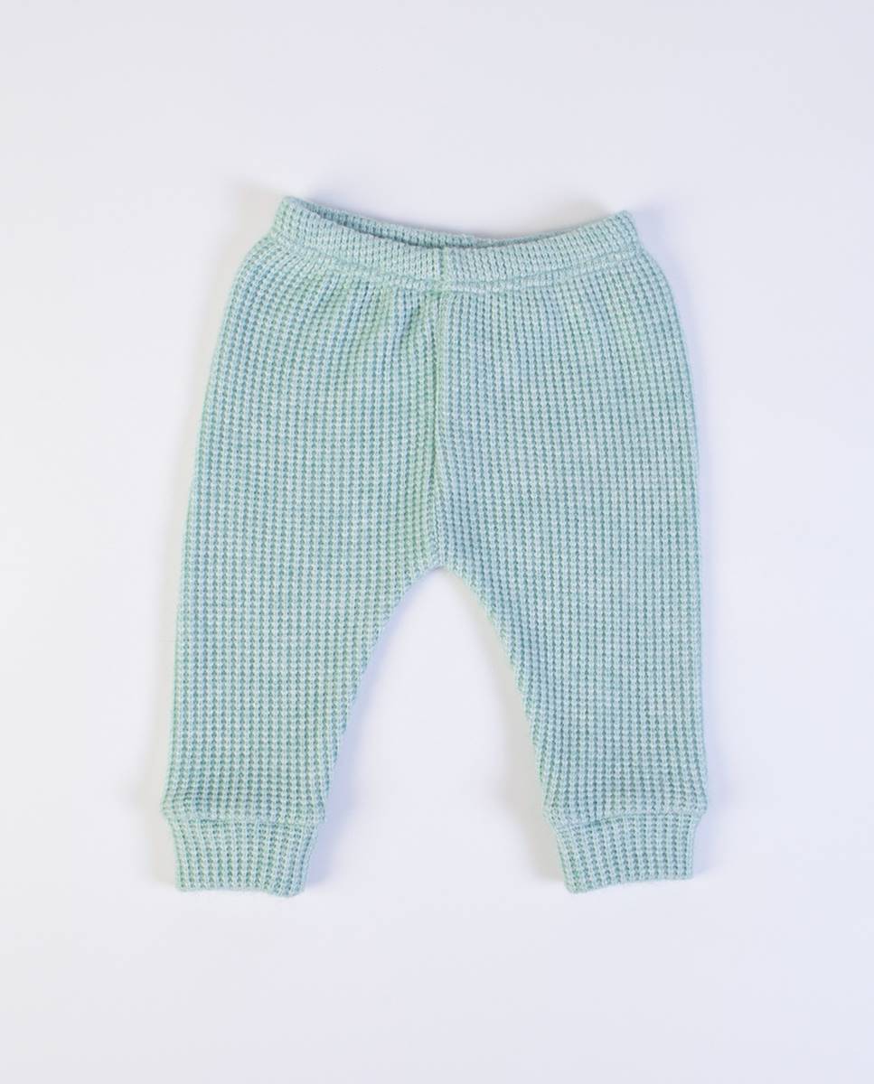 Fato de treino em malha com sweatshirt e calças Verde-6