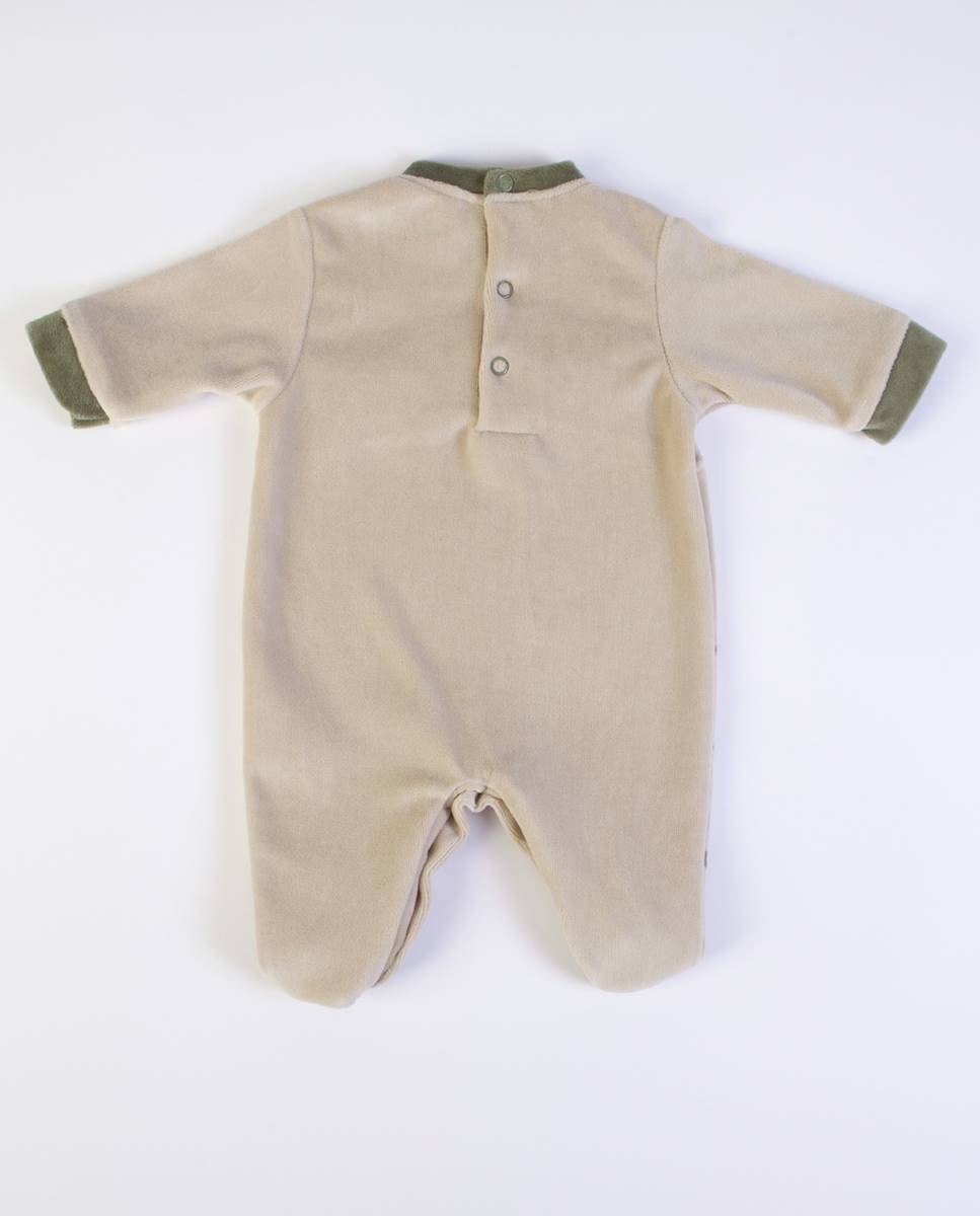 Babygrow em veludo FS Baby Taupe-6