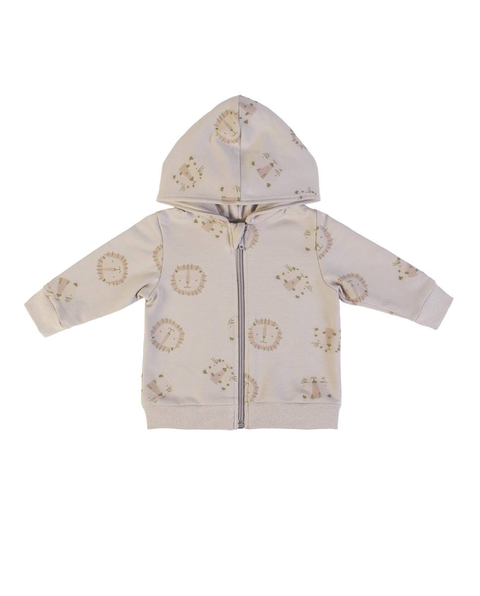 Casaco em felpa cardada FS Baby Taupe-1