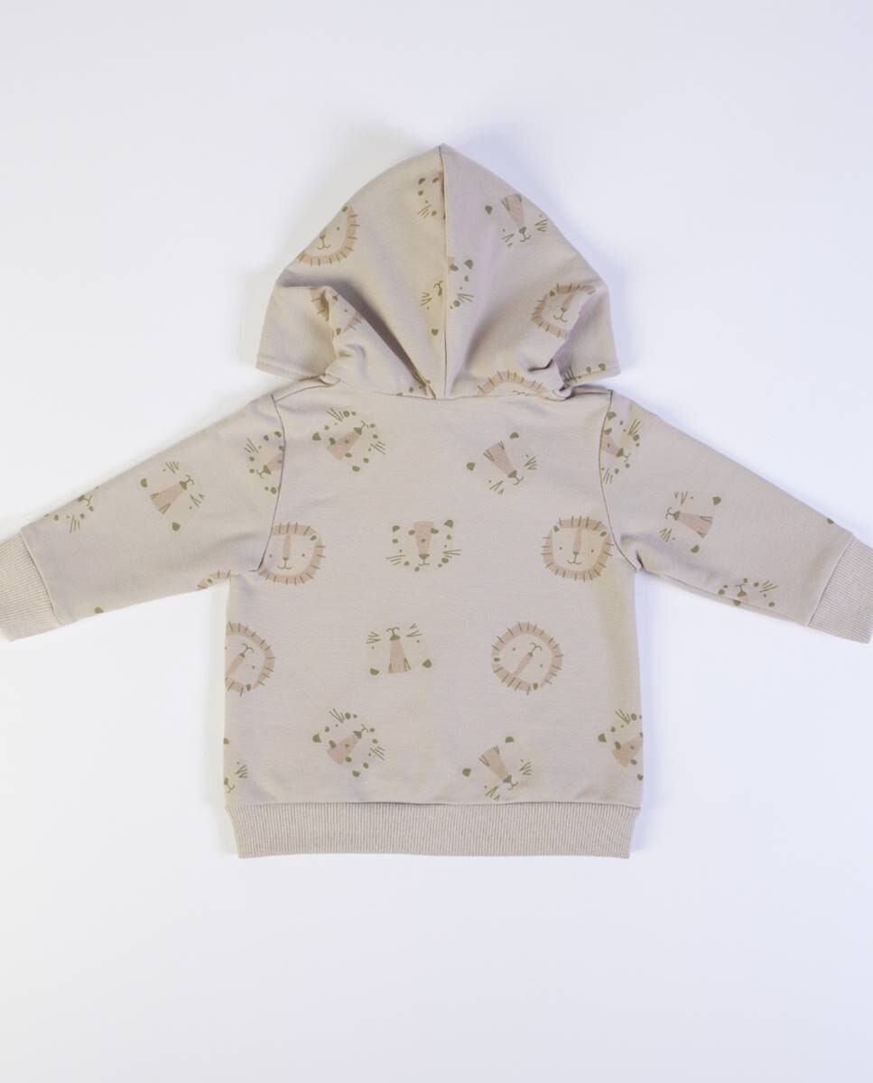 Casaco em felpa cardada FS Baby Taupe-6