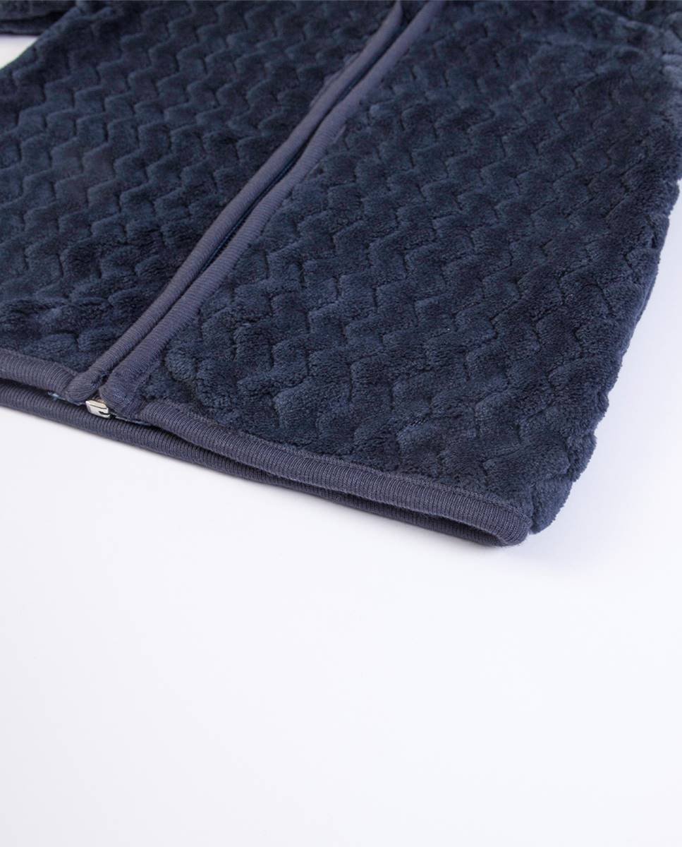 Casaco em pelo Azul-marinho-4