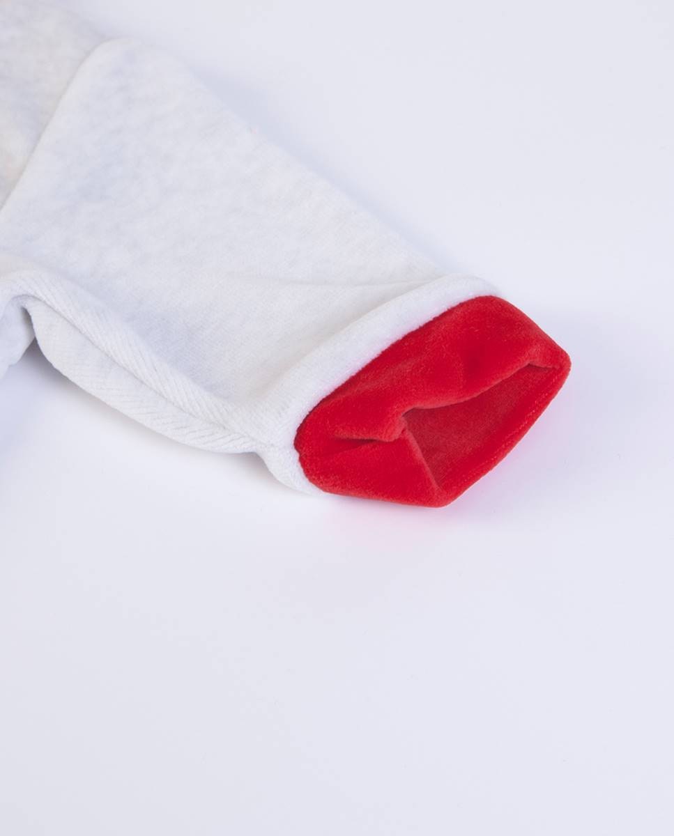 Babygrow em veludo "Natal Vermelho-5