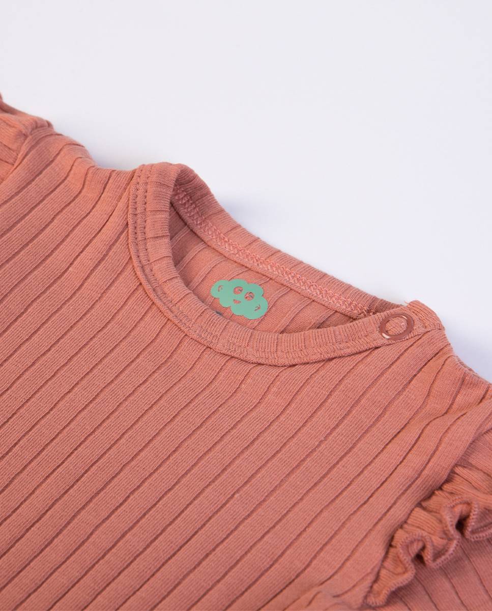 Body em algodão Laranja-2