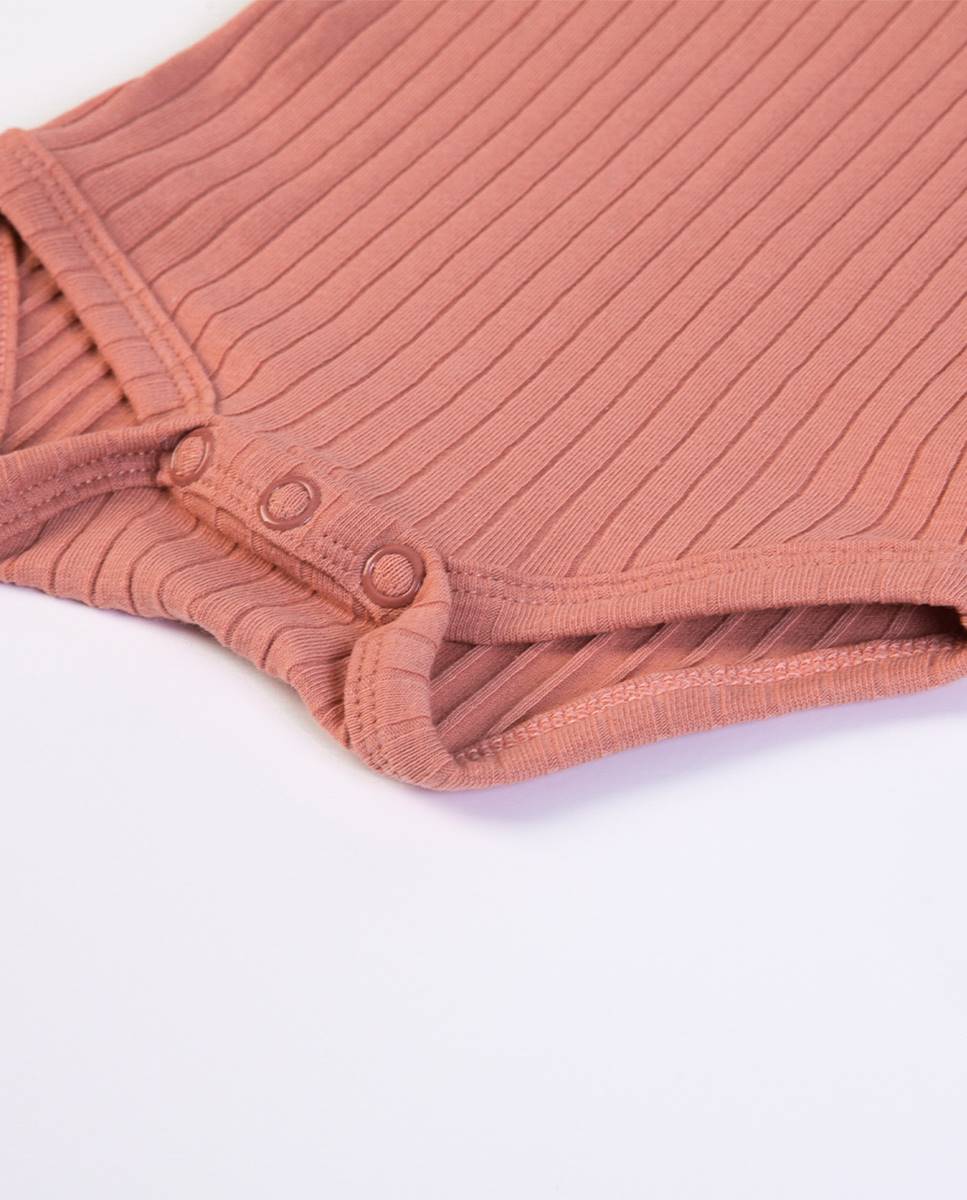 Body em algodão Laranja-4