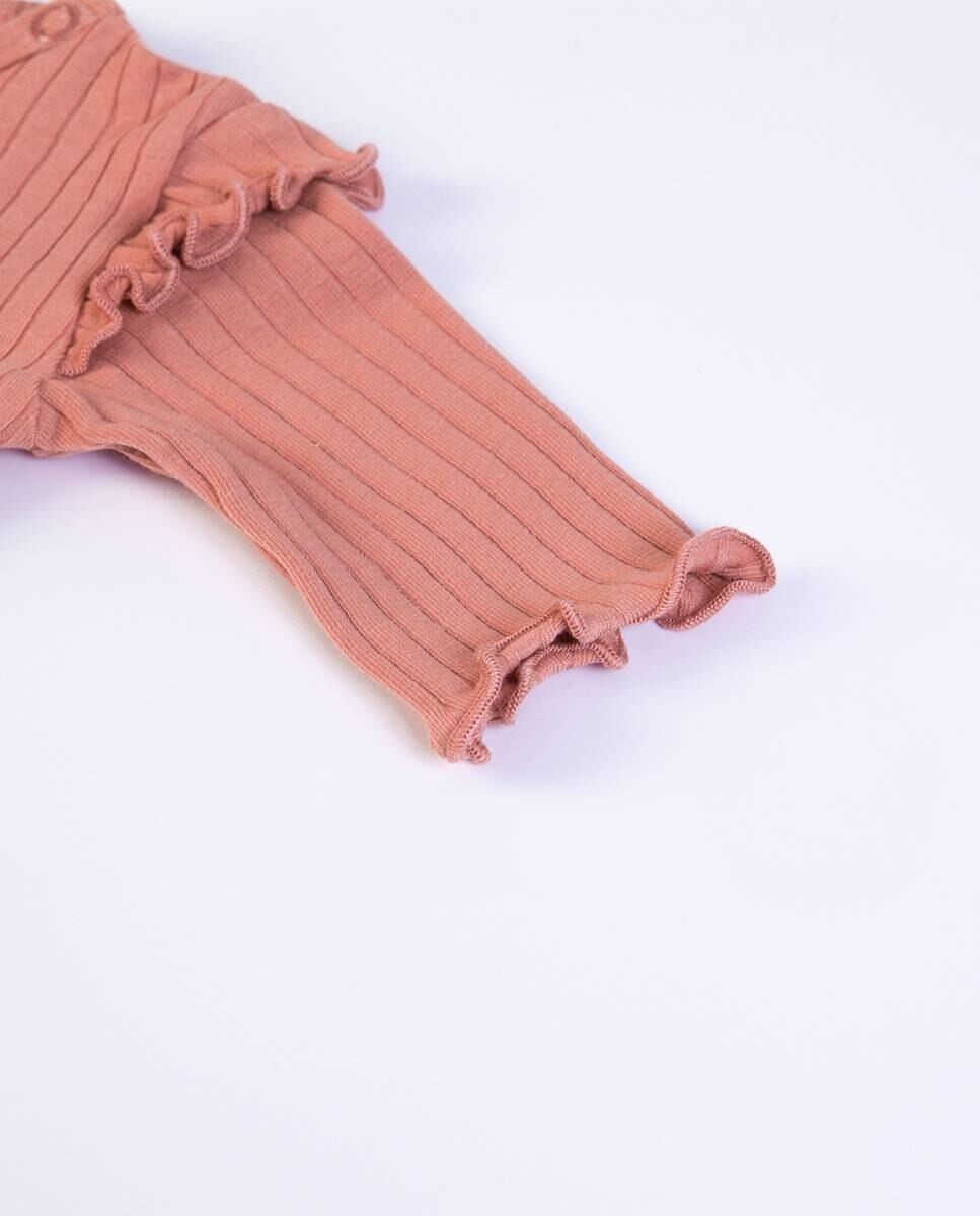 Body em algodão Laranja-5