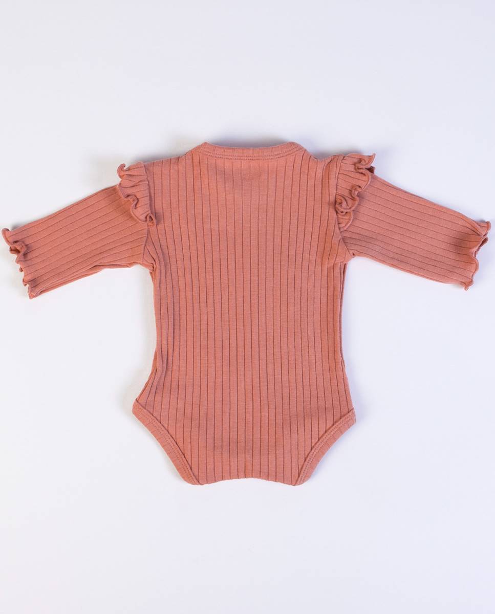 Body em algodão Laranja-6