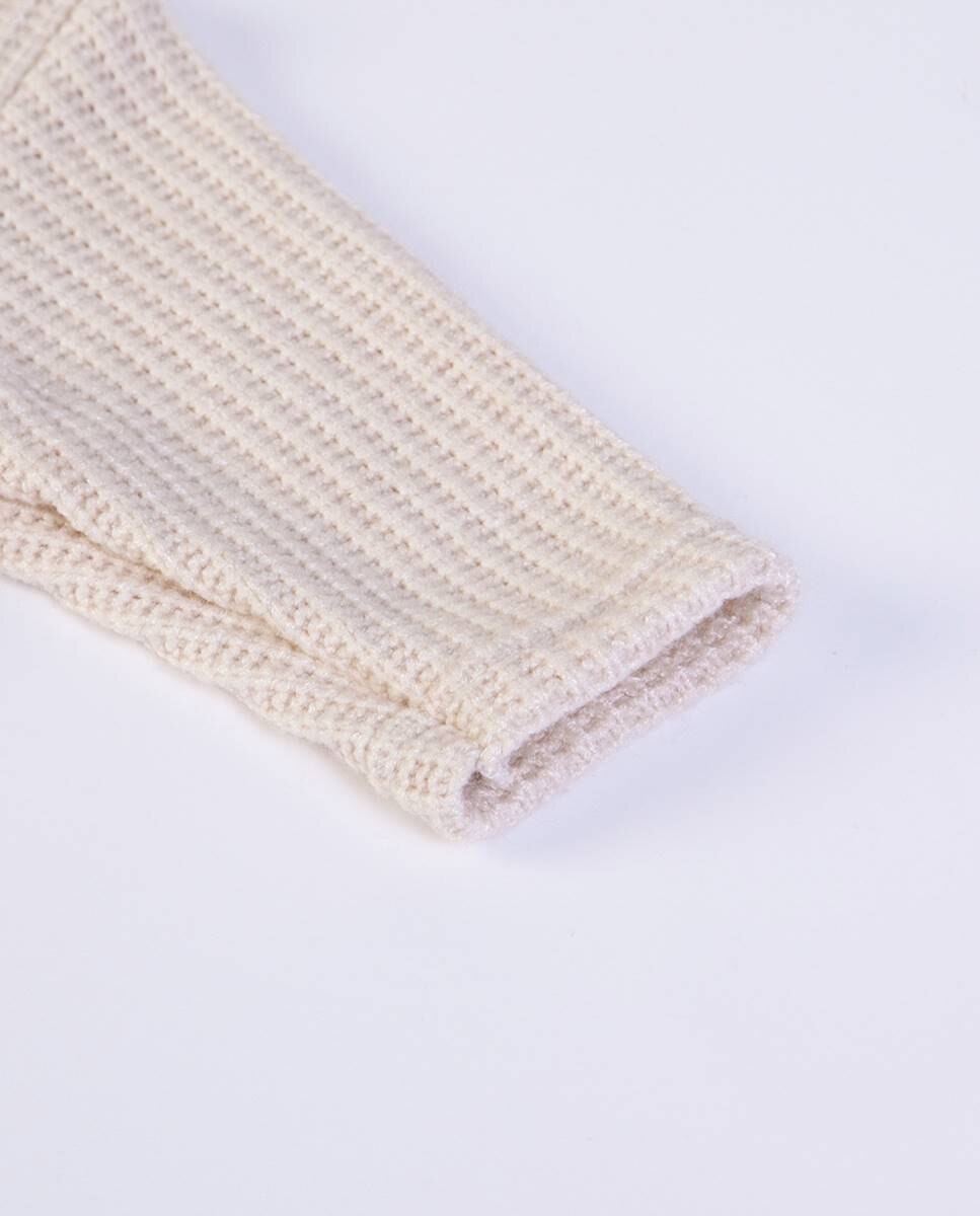 Babygrow em malha Camel-5