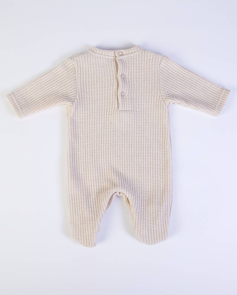 Babygrow em malha Camel-6