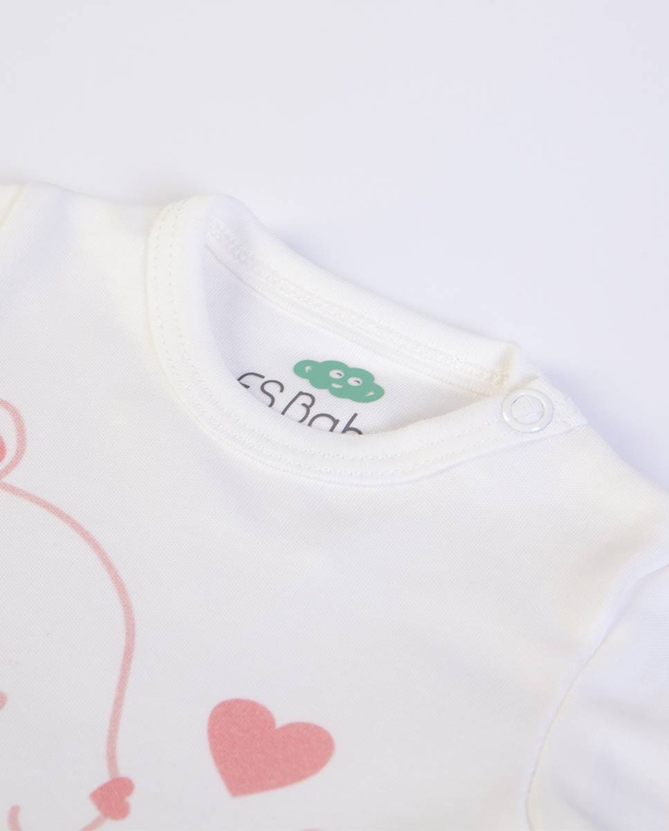 Body em algodão orgânico FS Baby Pérola-2