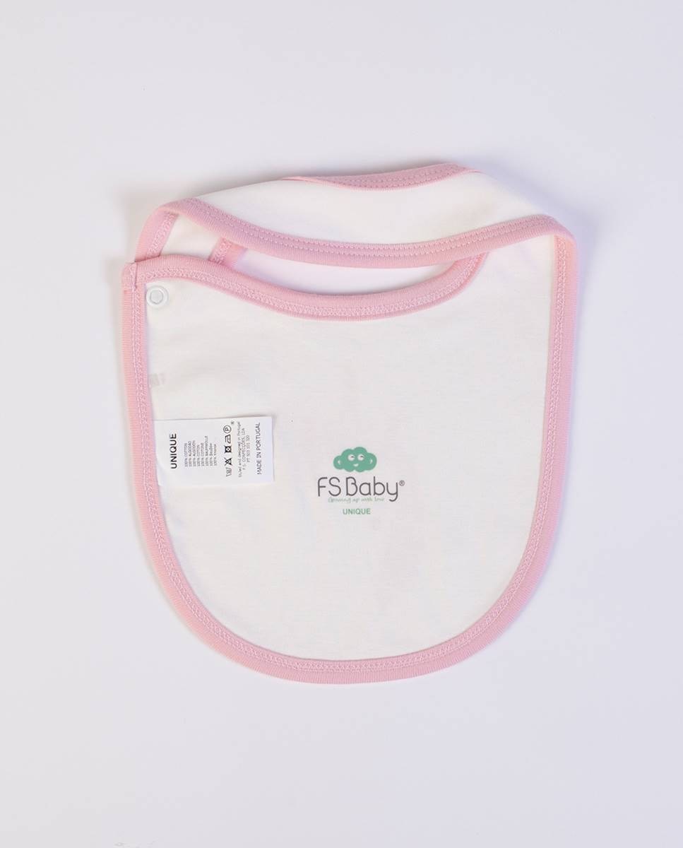Babete em algodão Rosa-5