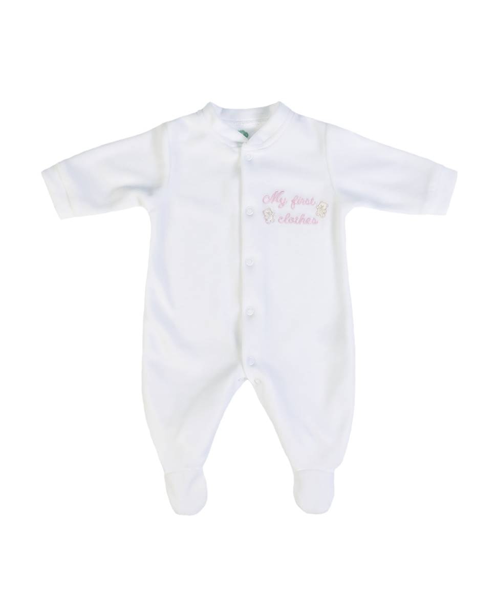 Imagem 0 de Babygrow "My First Clothes" em veludo