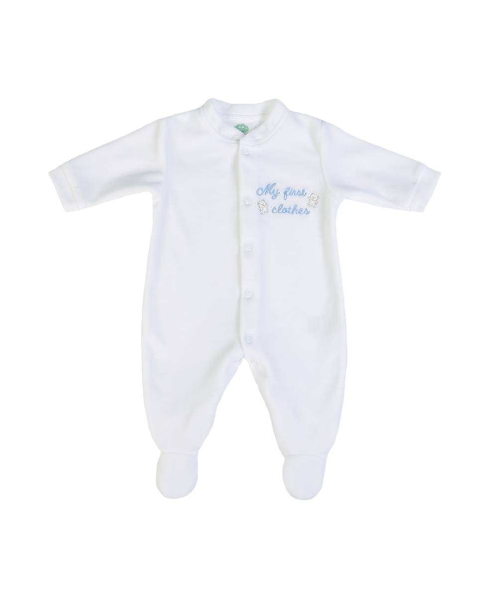 Imagem 0 de Babygrow "My First Clothes" em veludo