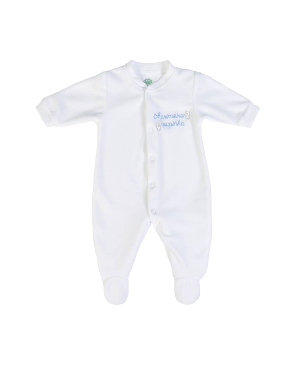 Imagem 0 de Babygrow "A Primeira Roupinha" em veludo