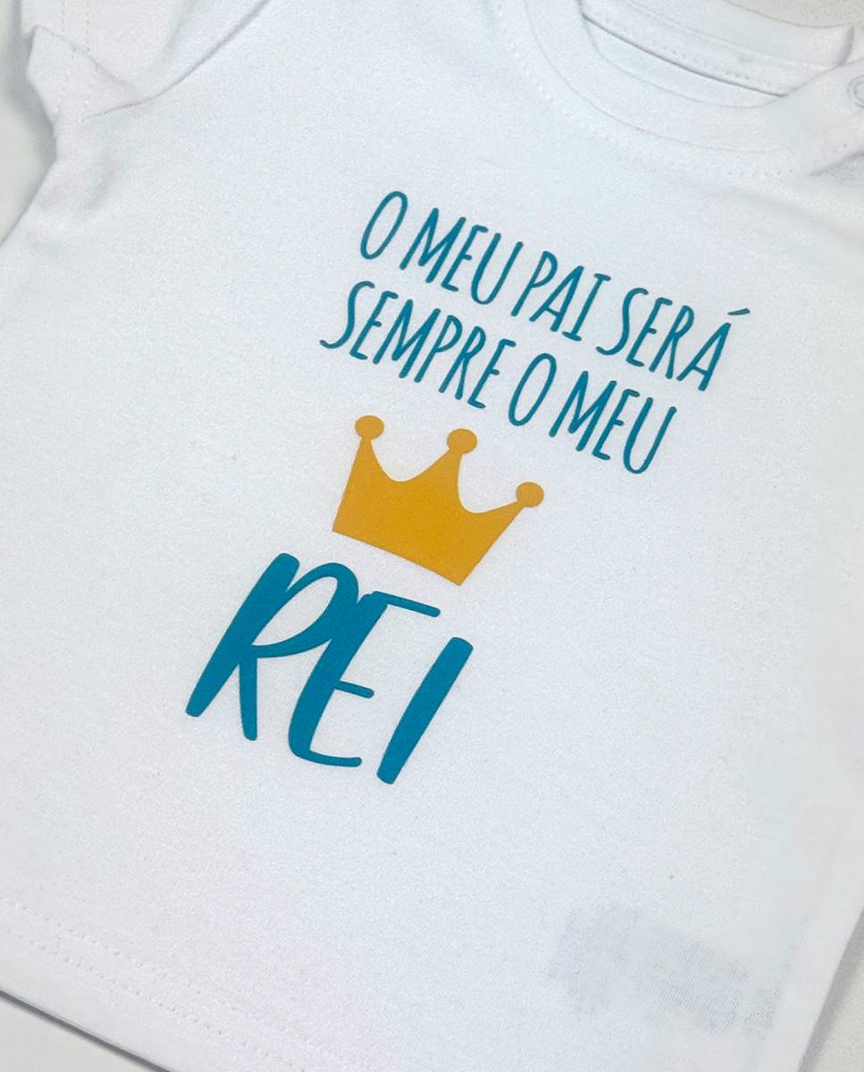 T-shirt em algodão Branco-2