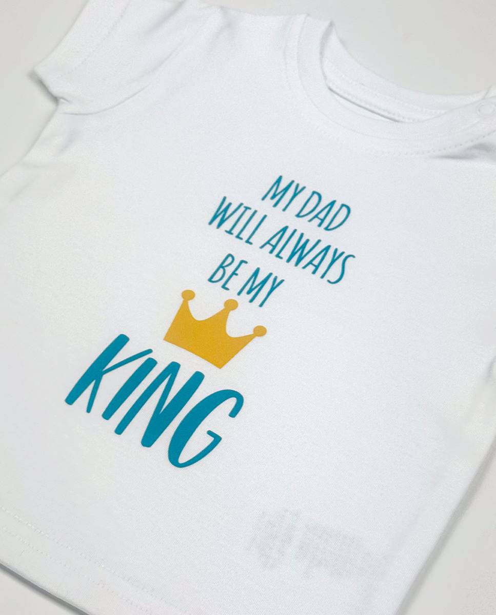 T-shirt em algodão Branco-2