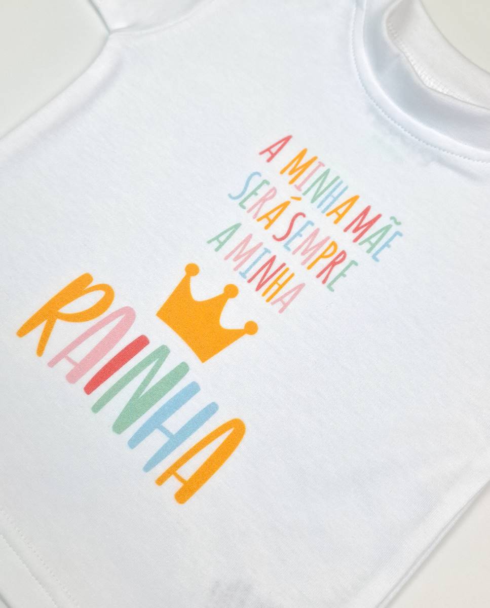 T-shirt em Algodão Branco-2