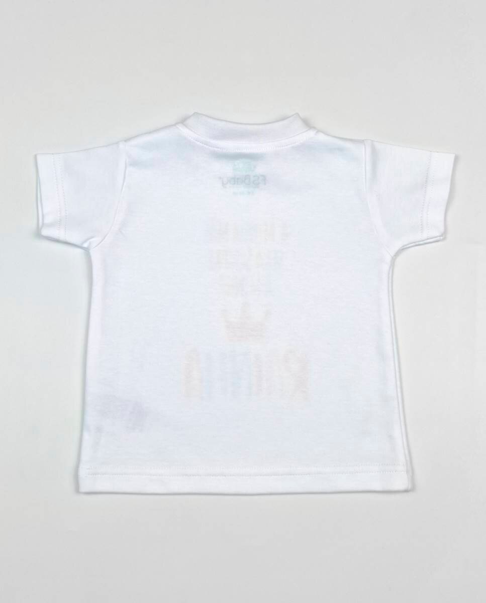 T-shirt em Algodão Branco-3