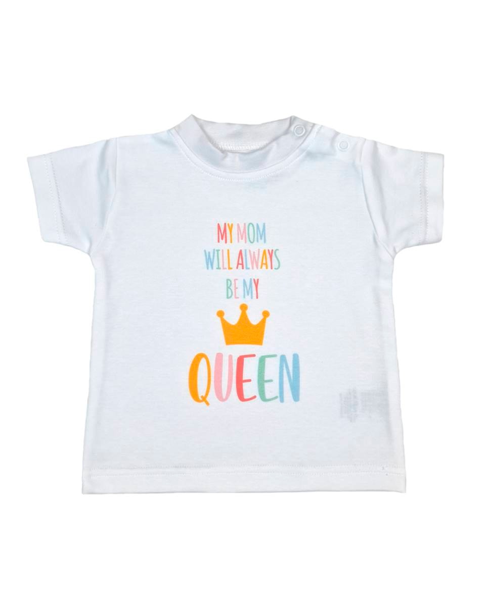 T-shirt em Algodão Branco-1