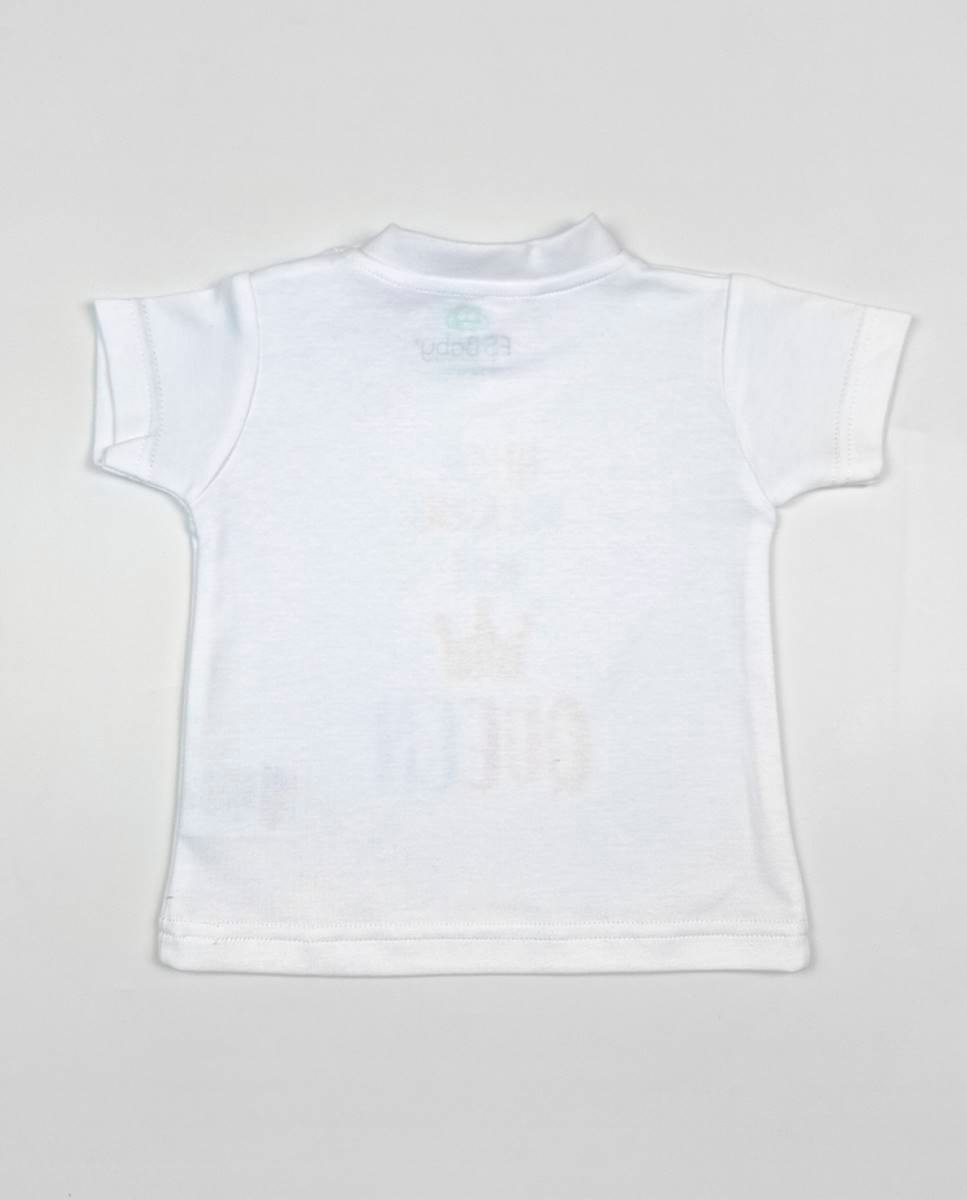 T-shirt em Algodão Branco-3