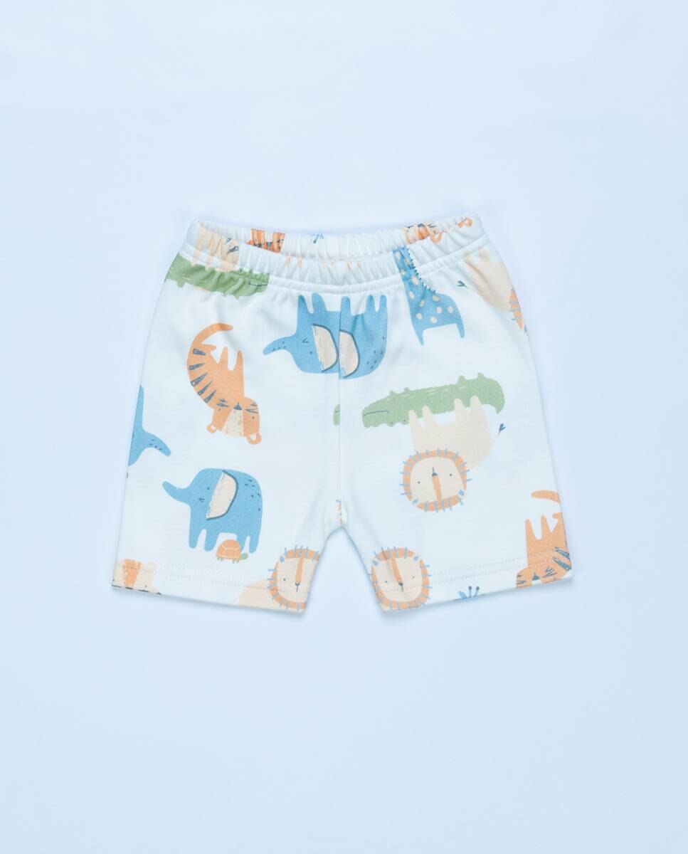 Conjunto de t-shirt e calções em algodão FS Baby Multicolor-5