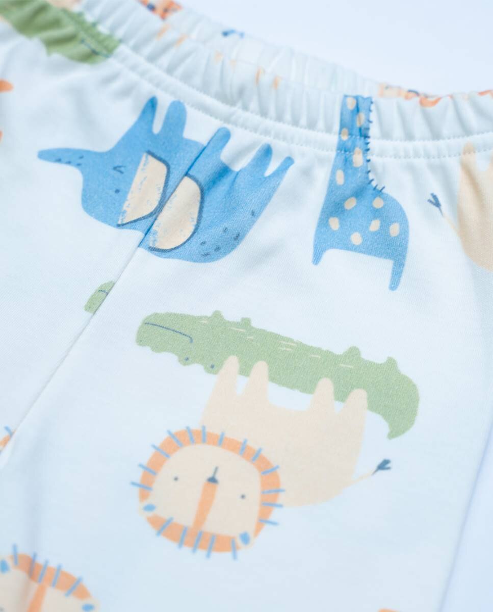 Conjunto de t-shirt e calções em algodão FS Baby Multicolor-6
