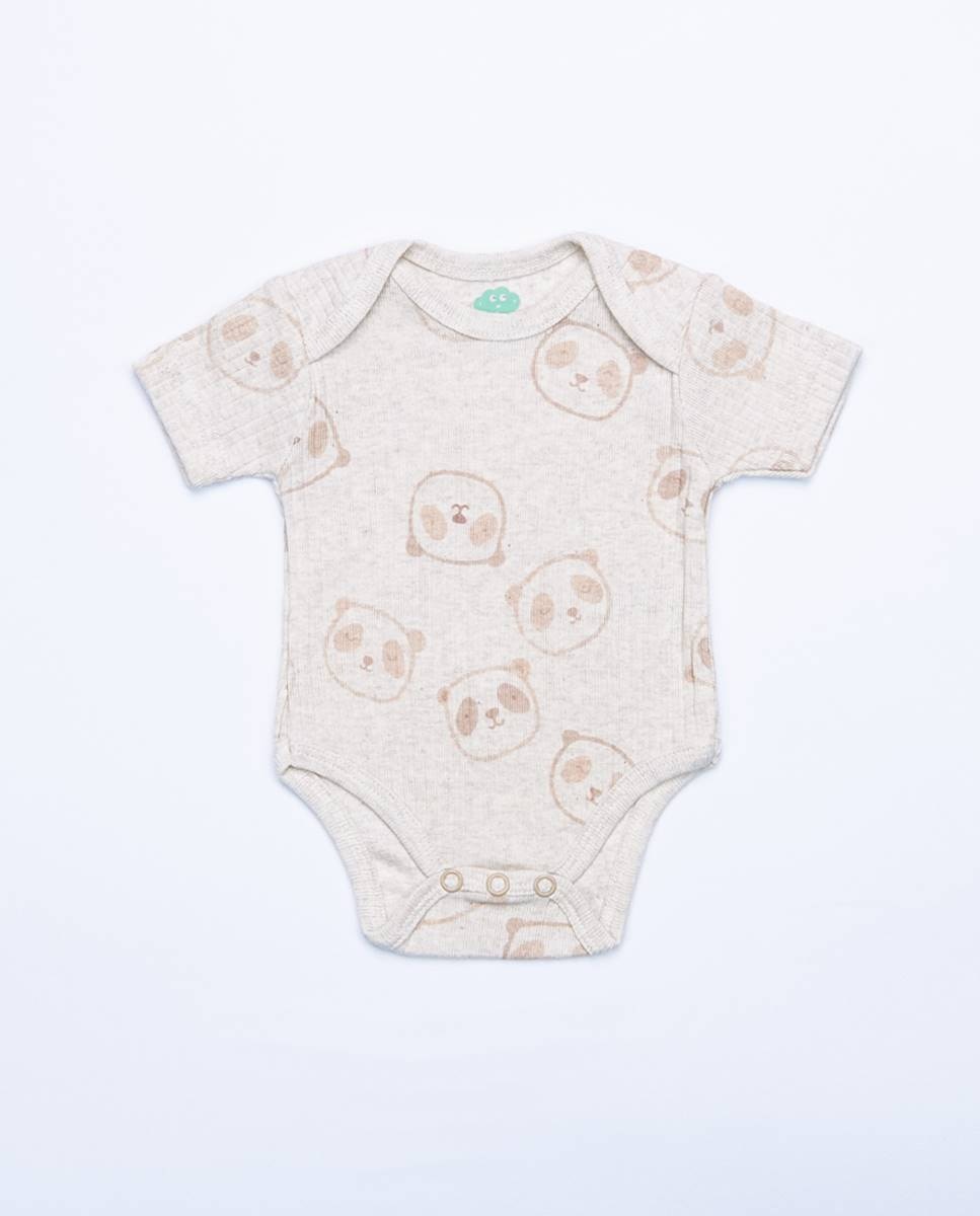 Conjunto de 2 bodies em algodão canelado FS Baby Cru-5