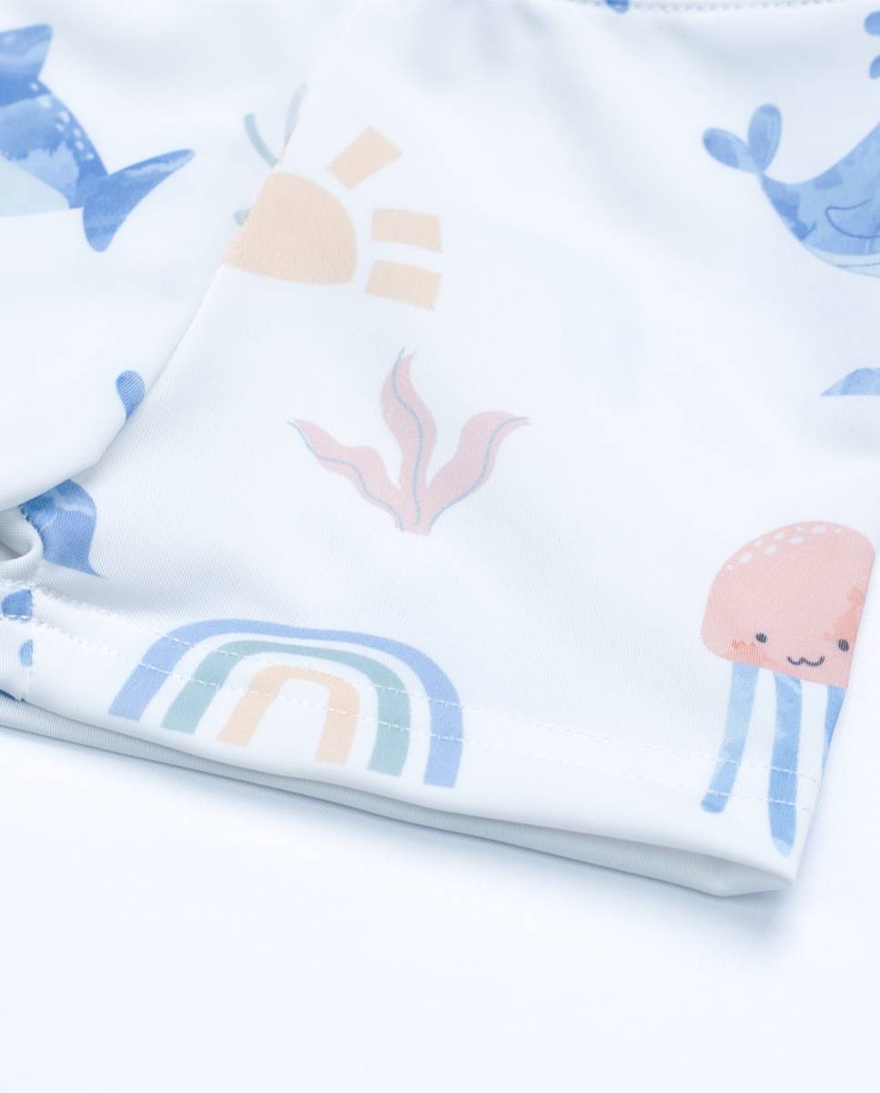 Calções de banho com protecção UPF 50+ FS Baby Azul-5
