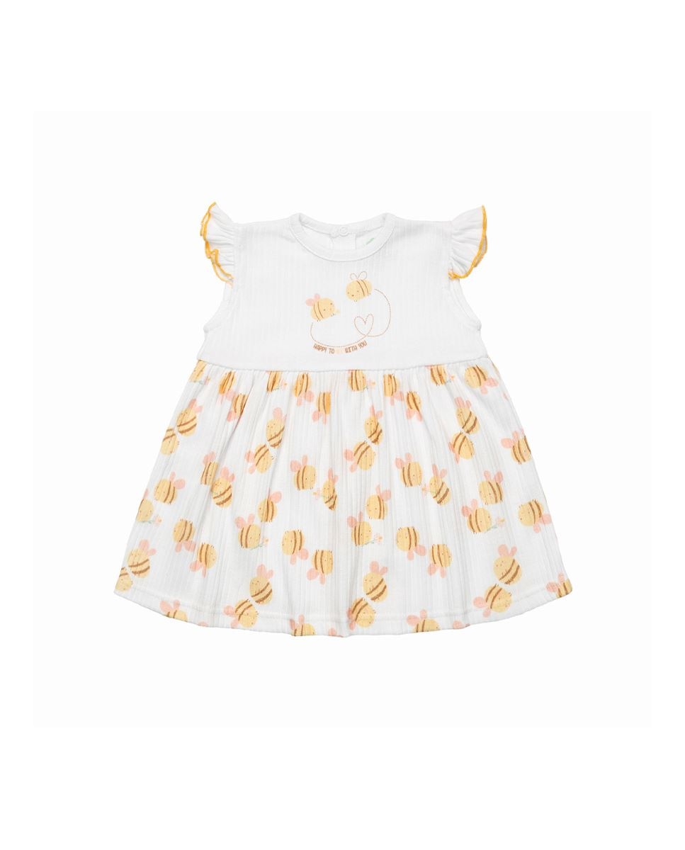 Imagem 0 de Vestido em algodão canelado