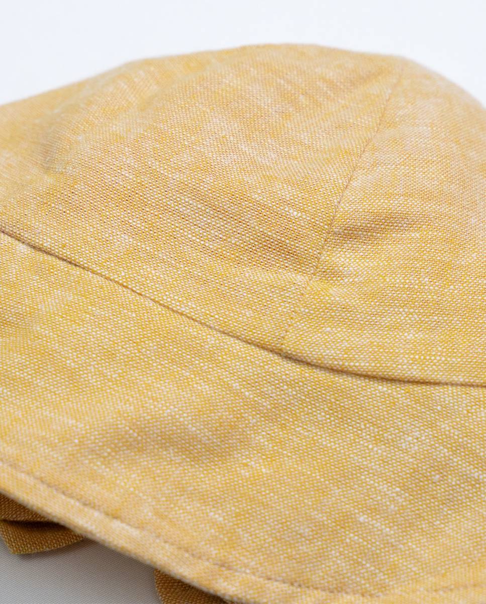 Chapéu em linho FS Baby Amarelo-4