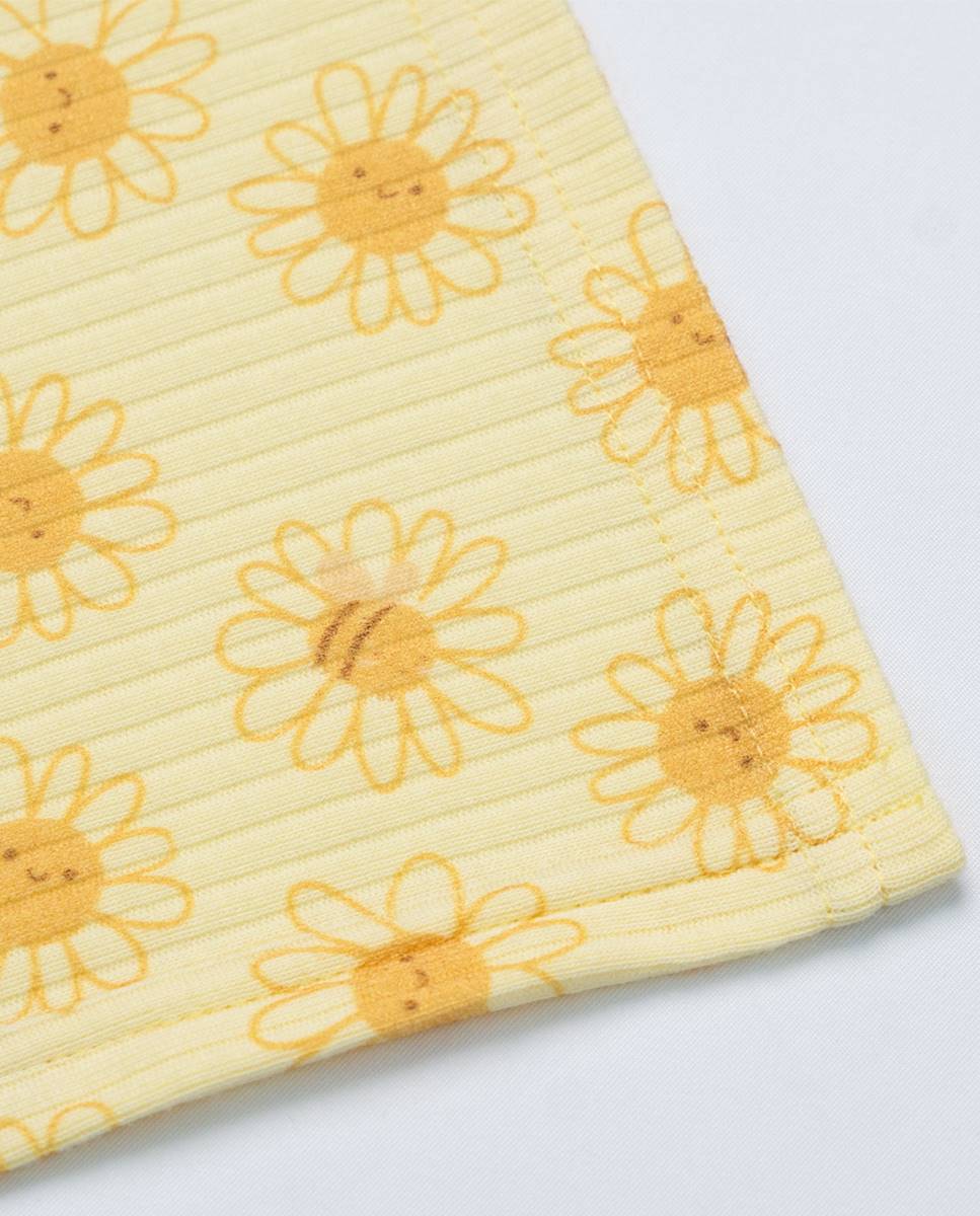 Doudou em algodão canelado FS Baby Amarelo-5
