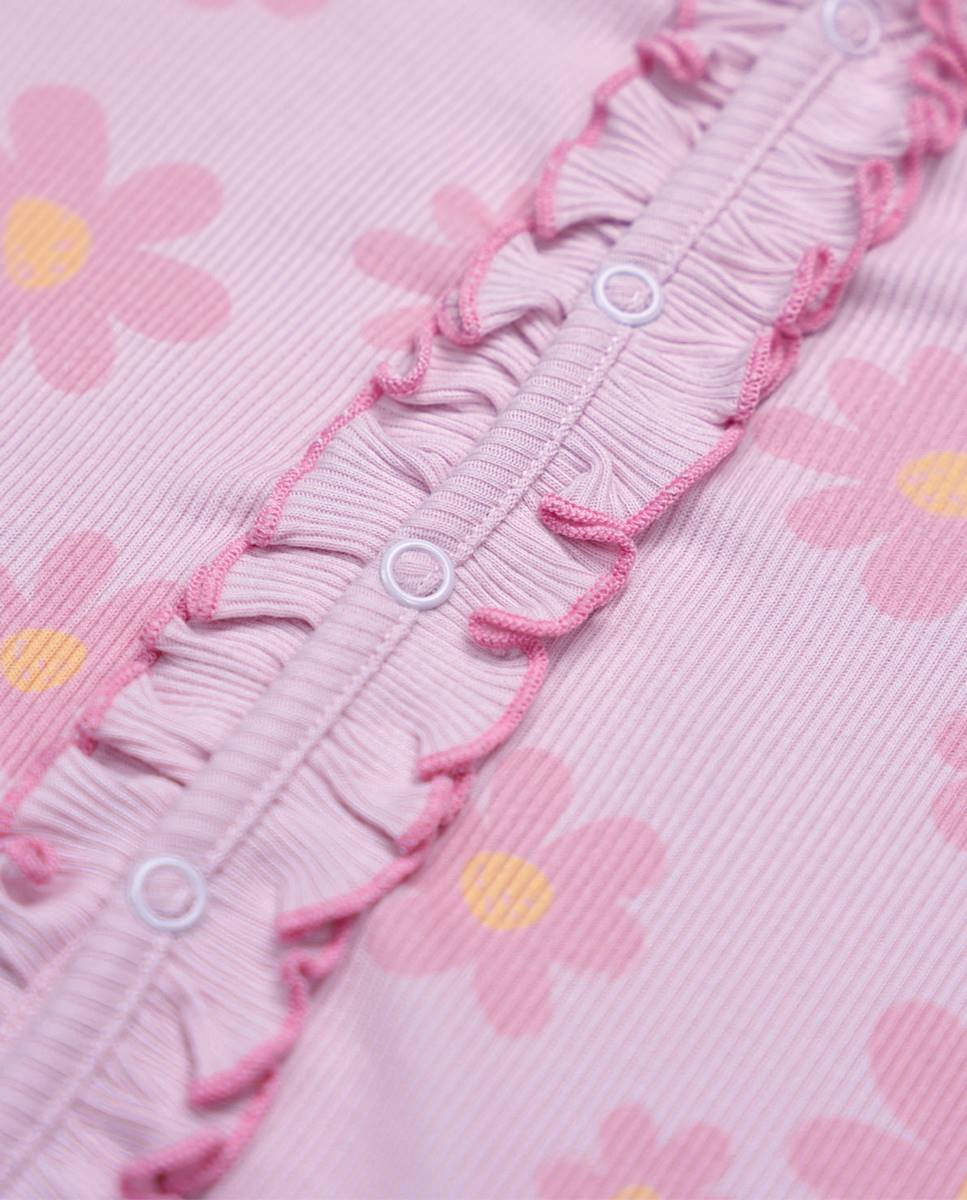 Fato de treino com casaco e calças FS Baby Rosa-4