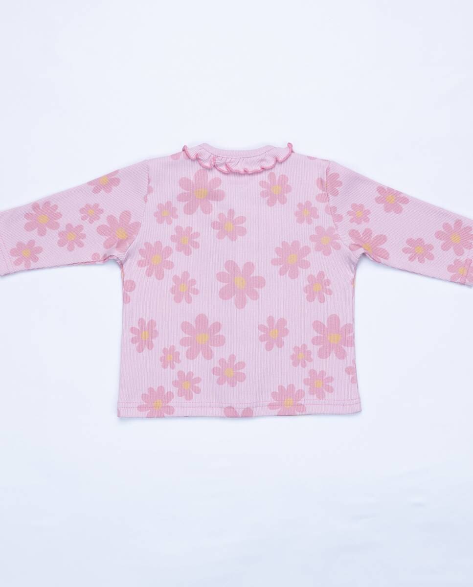 Fato de treino com casaco e calças FS Baby Rosa-5