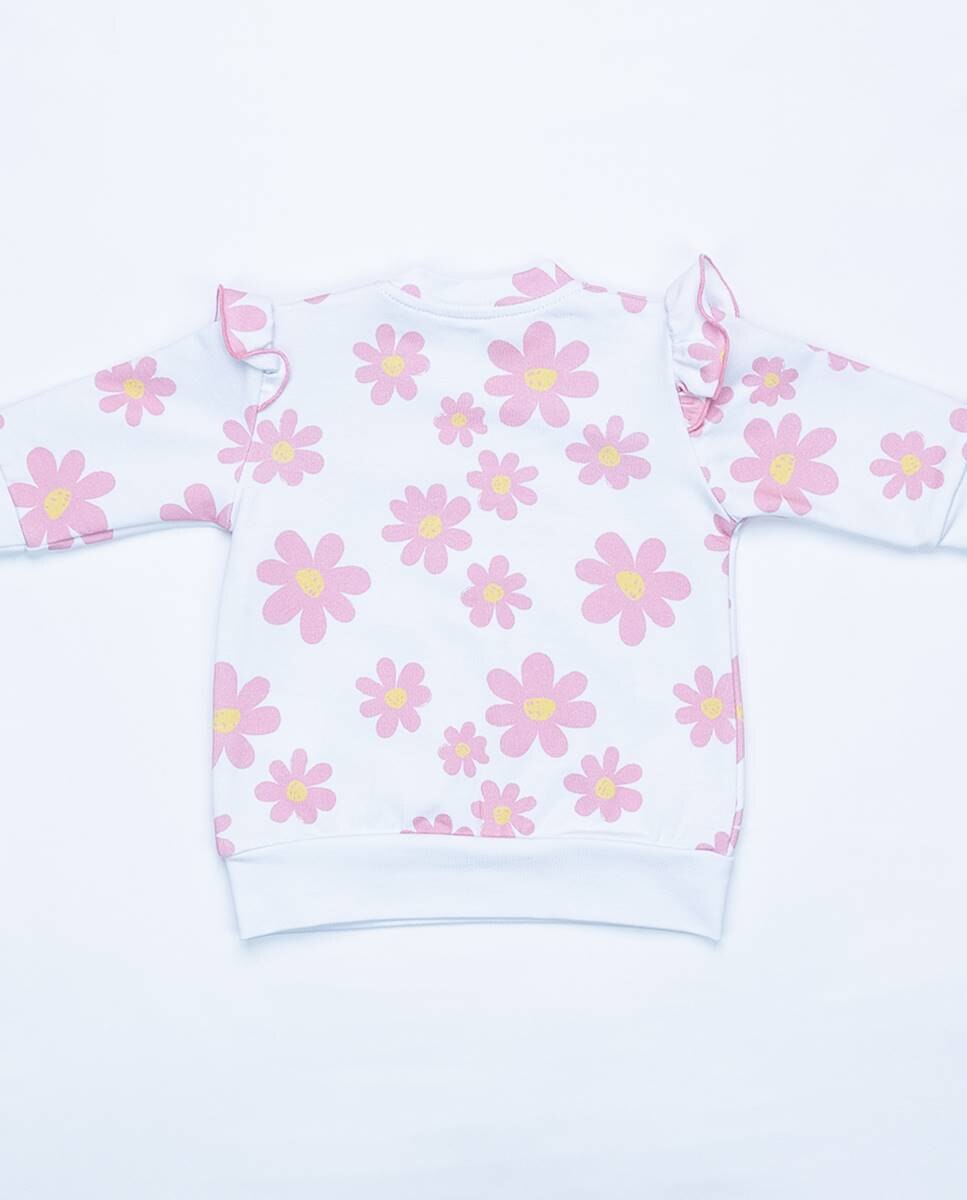 Sweatshirt em felpa FS Baby Rosa-6