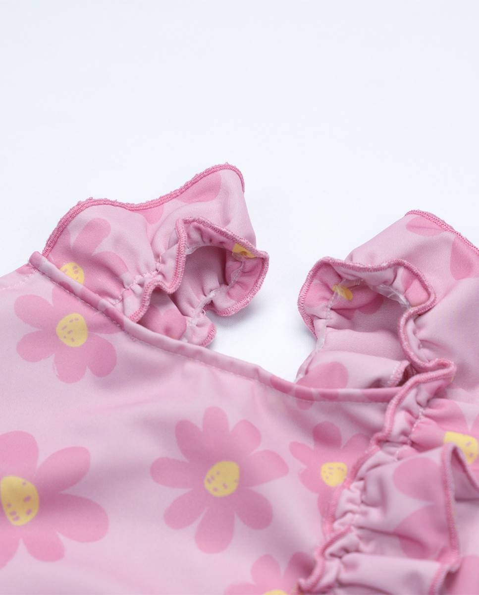 Fato de banho com protecção UPF 50+ FS Baby Rosa-3