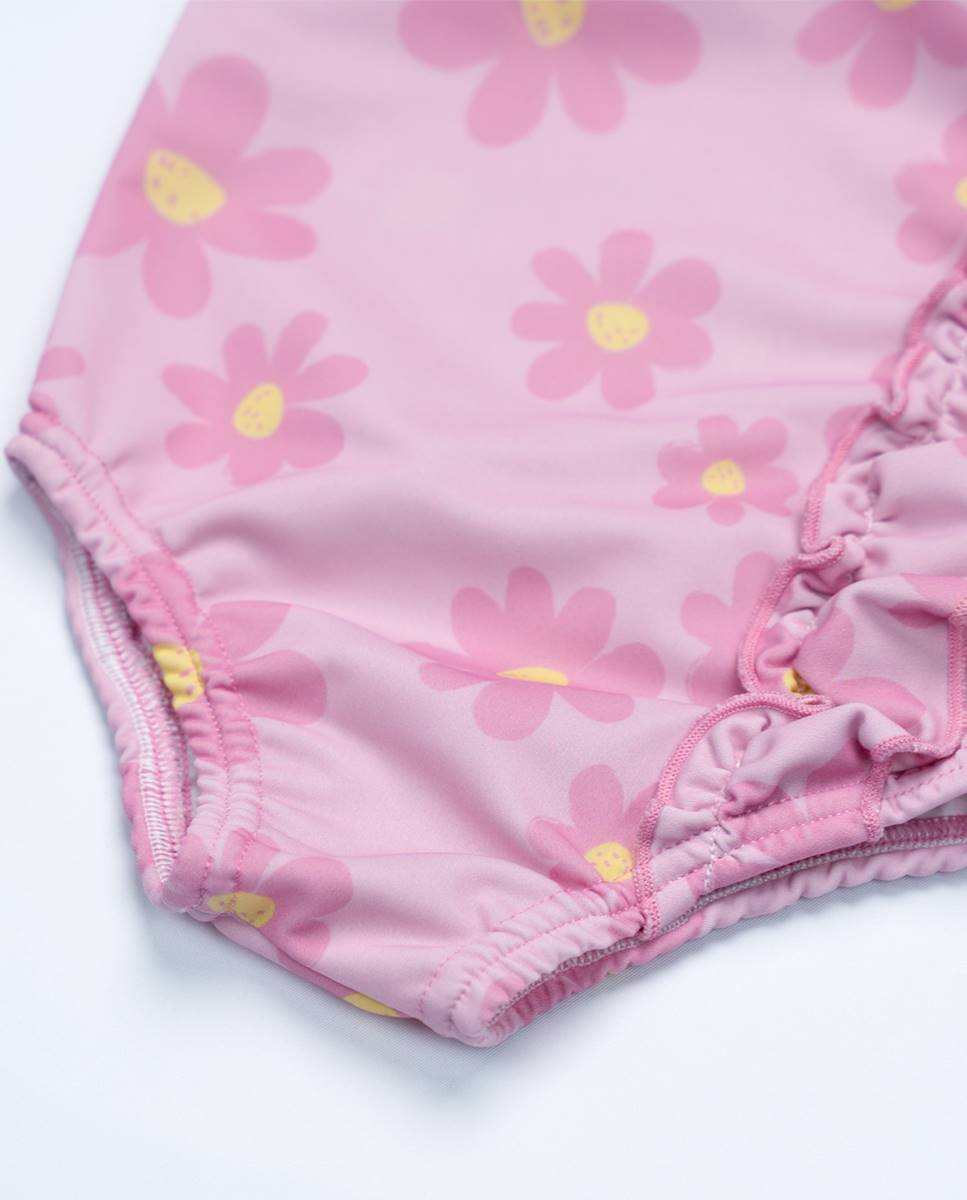 Fato de banho com protecção UPF 50+ FS Baby Rosa-5