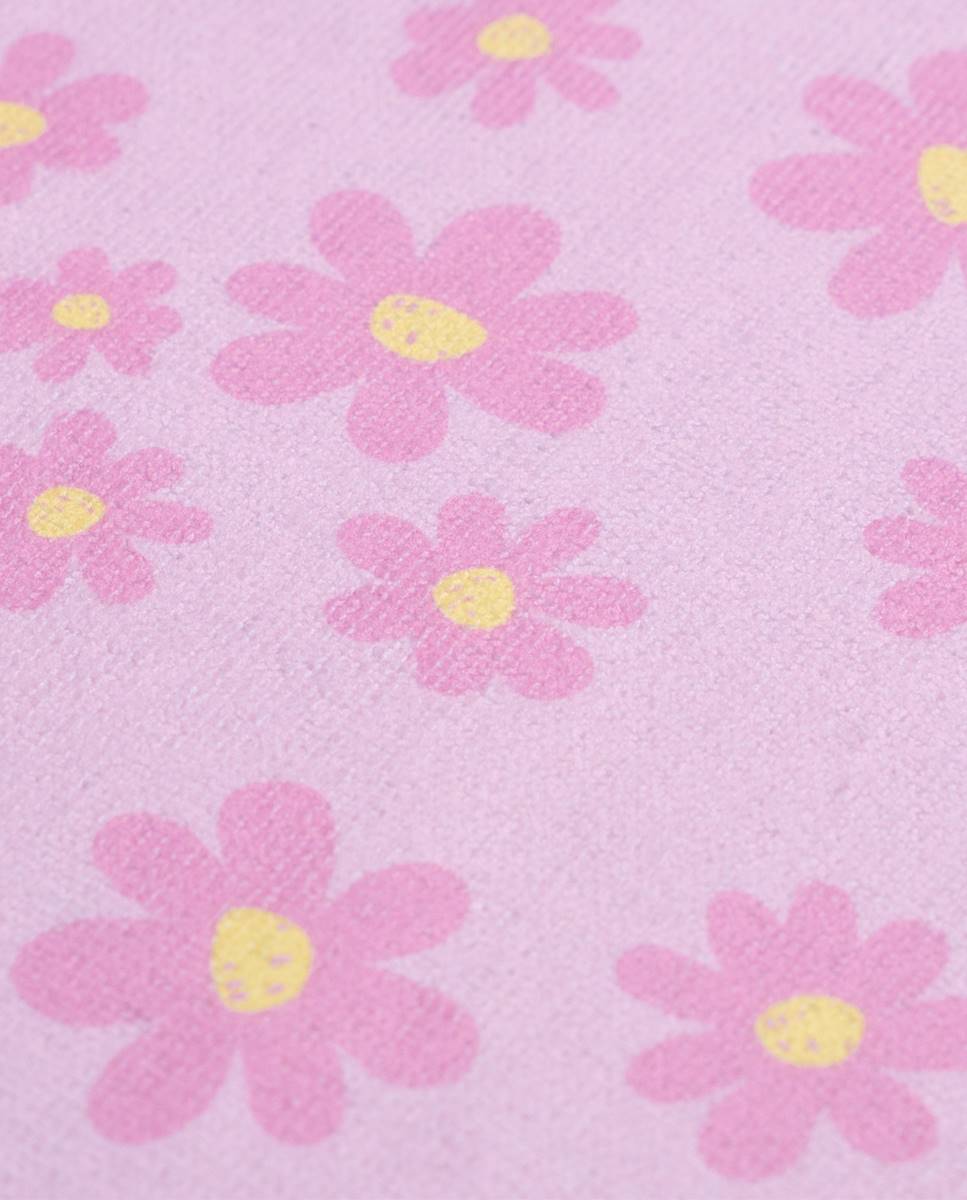 Poncho de praia FS Baby Rosa-3