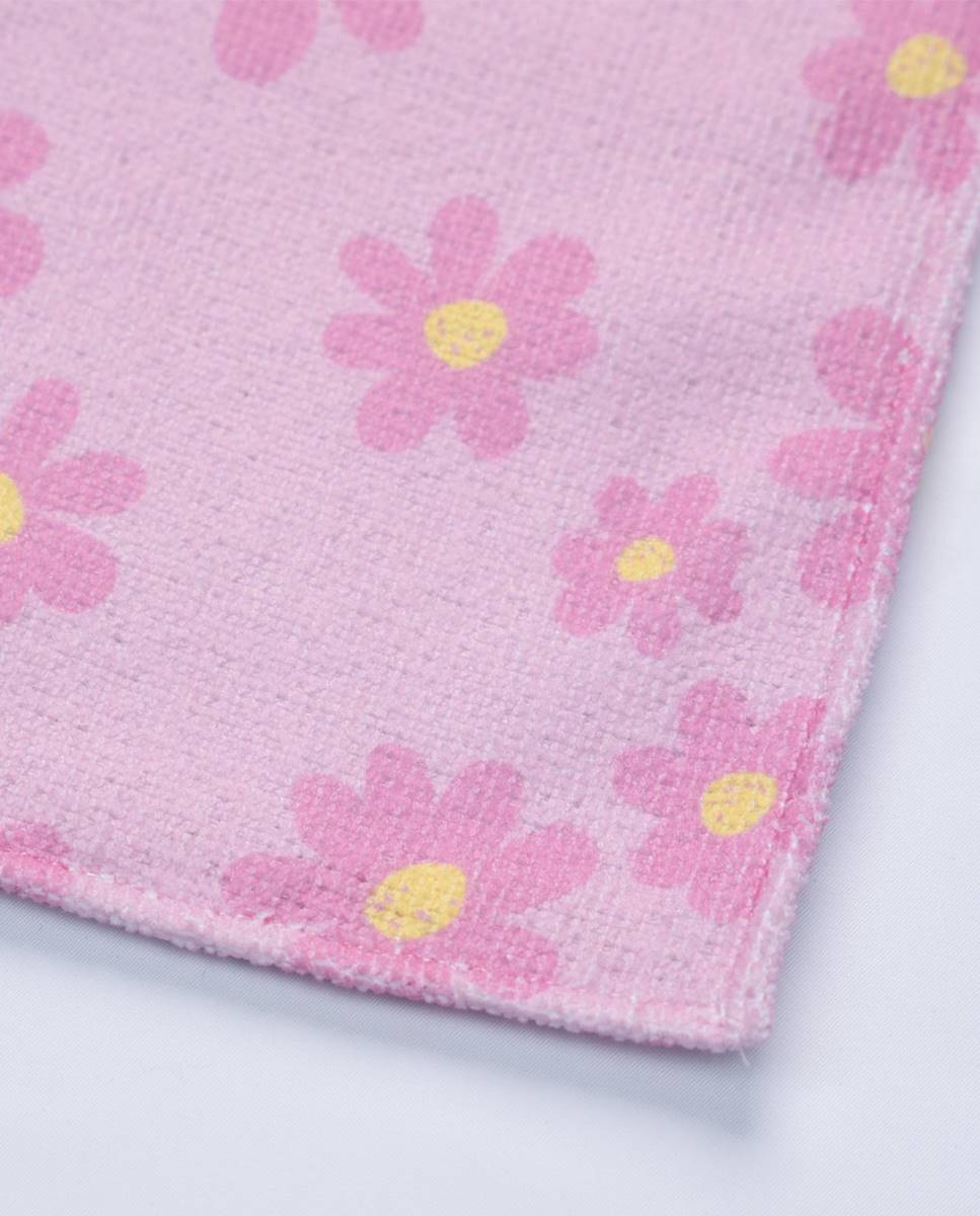 Poncho de praia FS Baby Rosa-4