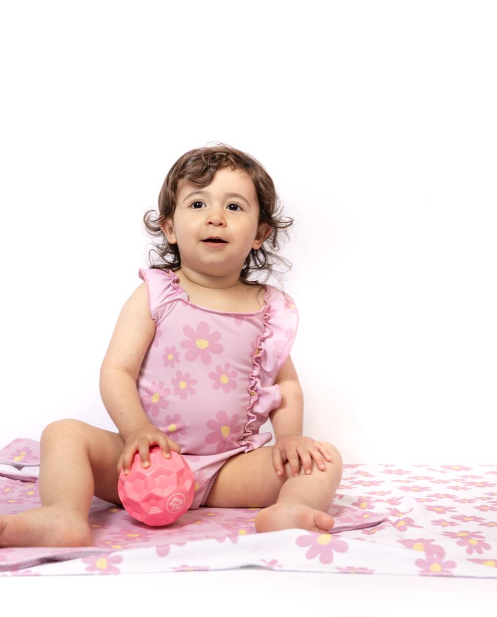 Toalha de praia bebé FS Baby Rosa-2