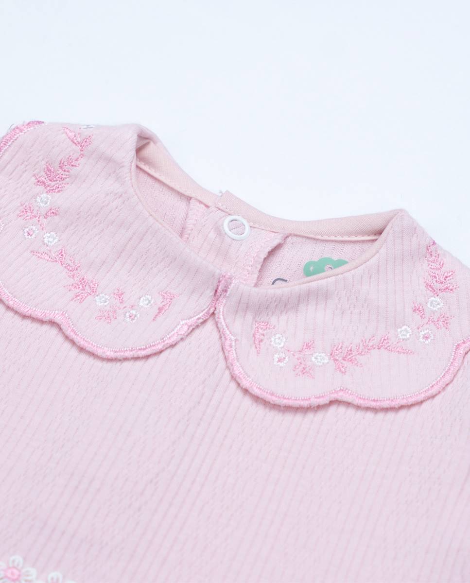 Babygrow em algodão FS Baby Rosa-2