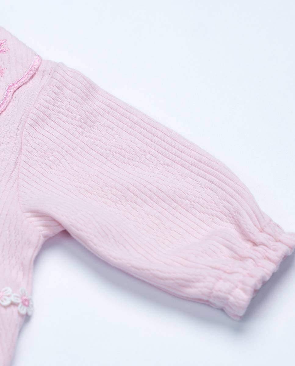 Babygrow em algodão FS Baby Rosa-6