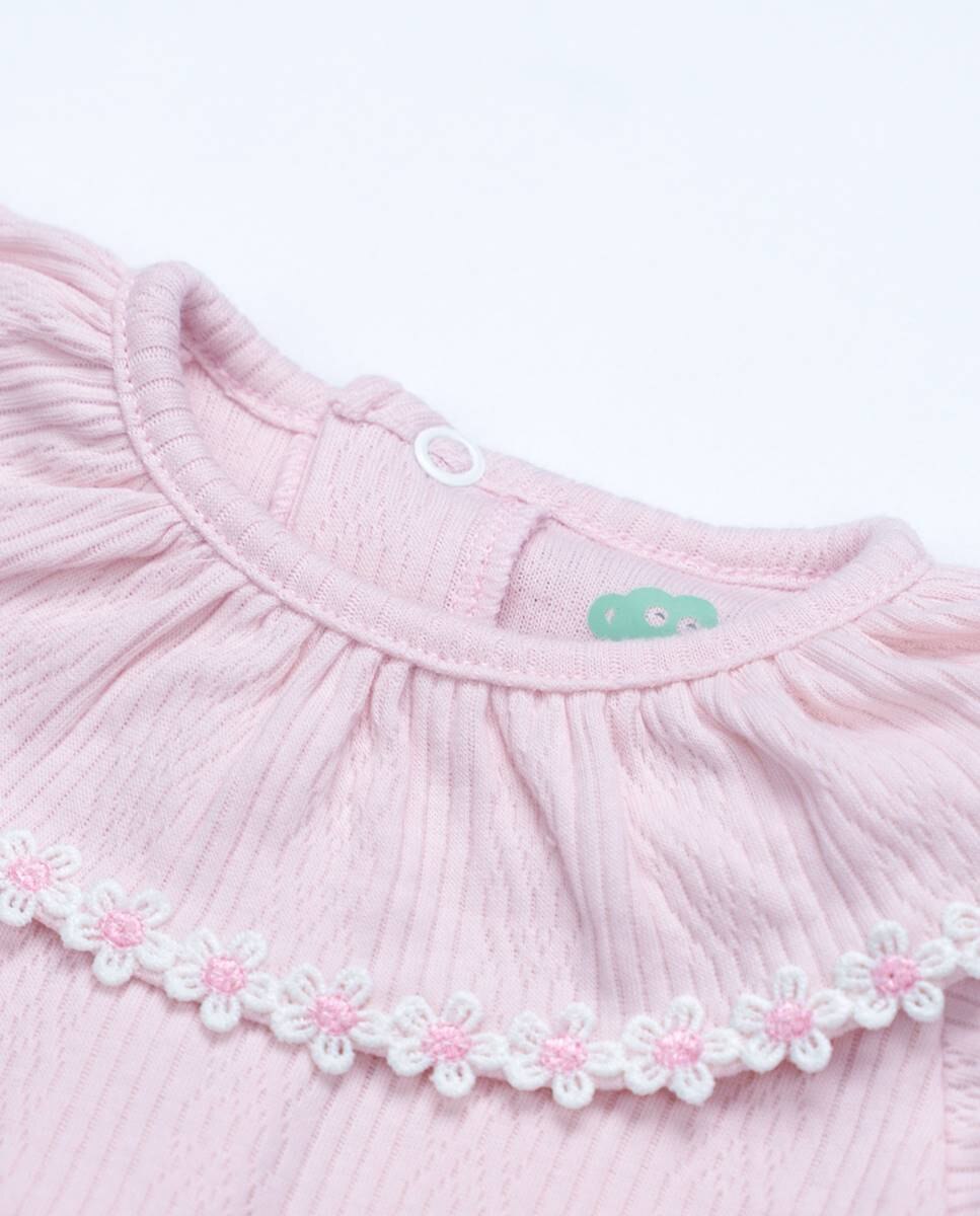 Body em algodão FS Baby Rosa-2